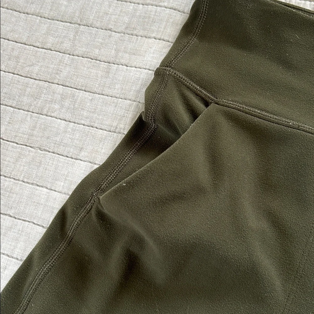 Lululemon Aline army green high rise legging joggers full length 8​ - Picture 6 of 16